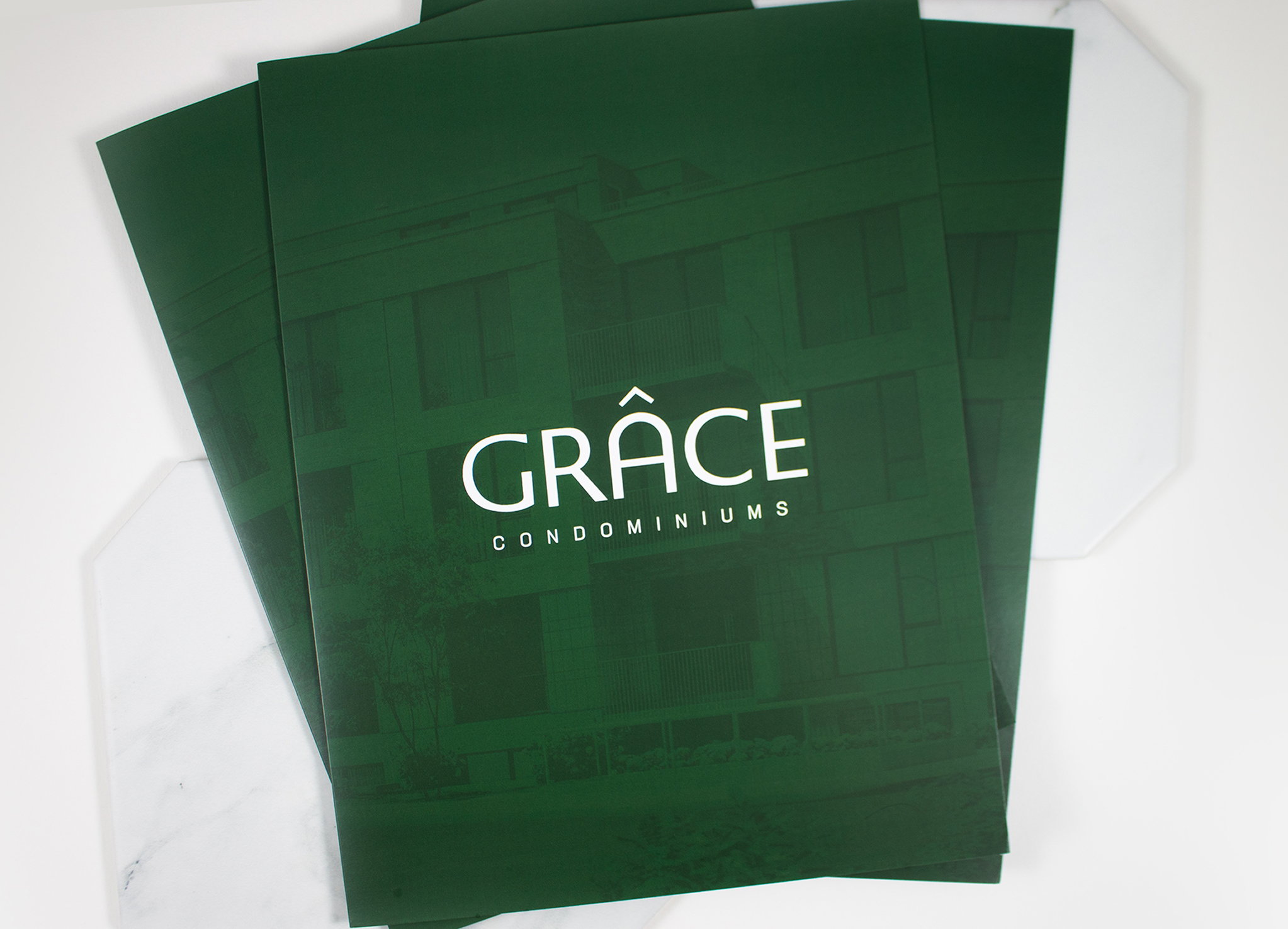 Grace_2 A green brochure with the words