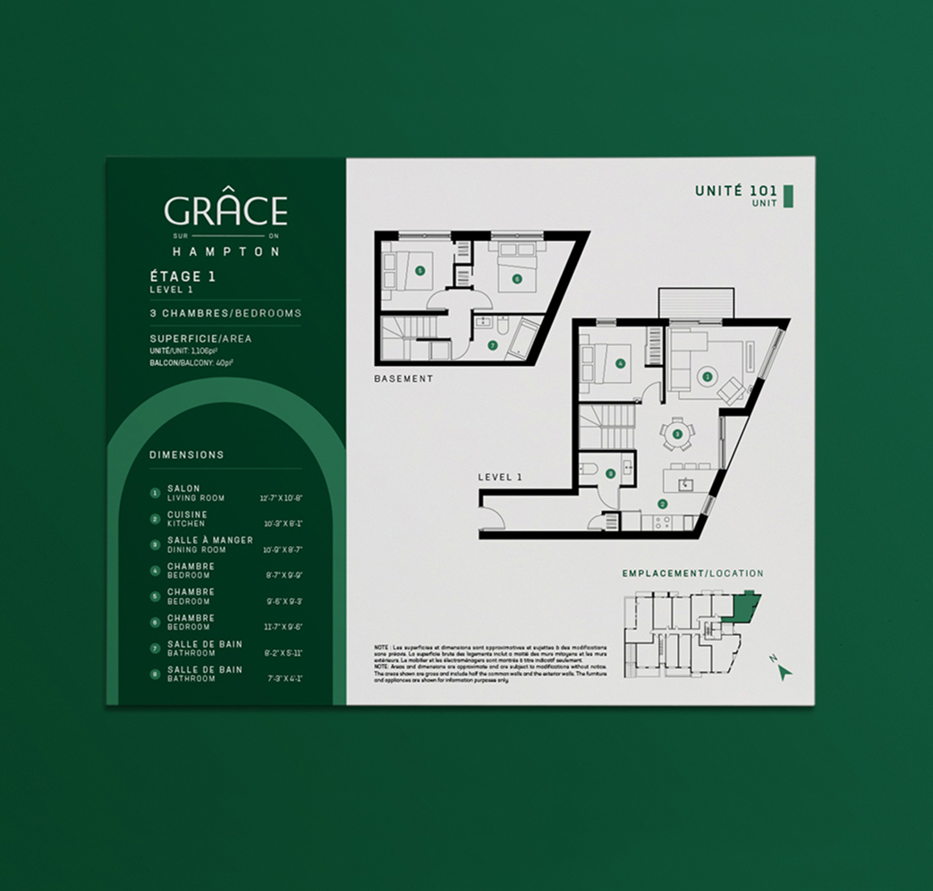 Grace_4 Floor plan brochure for