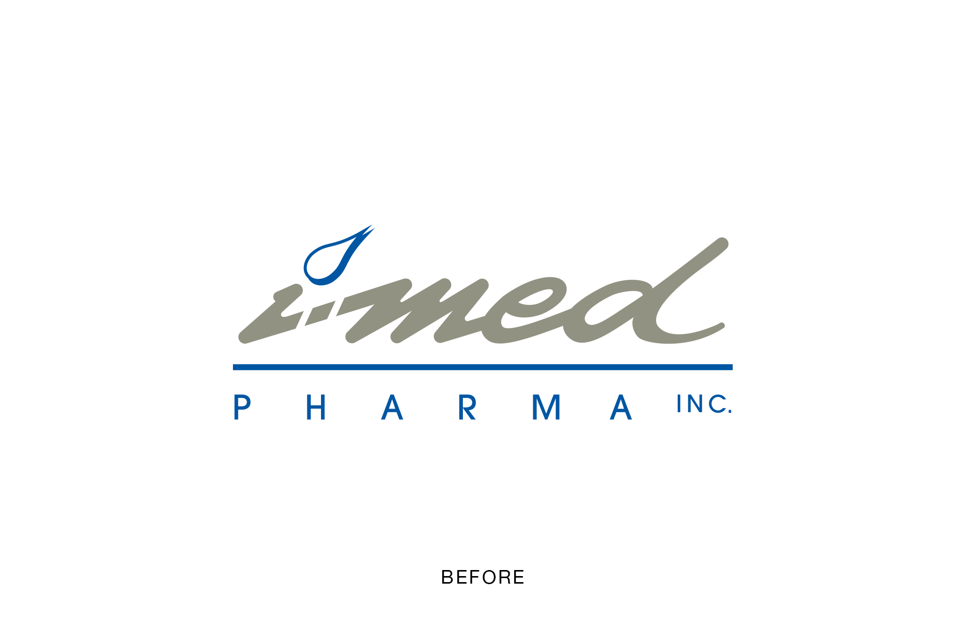 IMed_4 Logo for i-med pharma inc. featuring